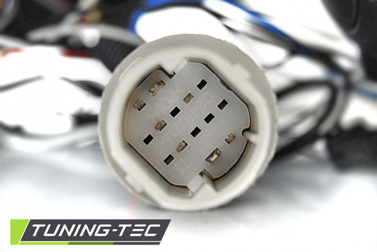 LED Angel Eyes Scheinwerfer für Fiat Grande Punto 05-08 chrom